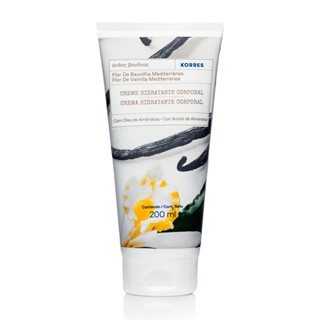Creme Hidratante Corporal Korres Flor de Baunilha Mediterrânea 200ml