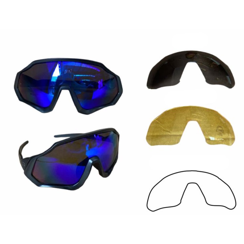 Óculos UV400 Unissex Esportivo Corrida Ciclismo MTB Speed Enduro Futevolei Volei Lente Espelhada Polarizada Noturna · foto 2