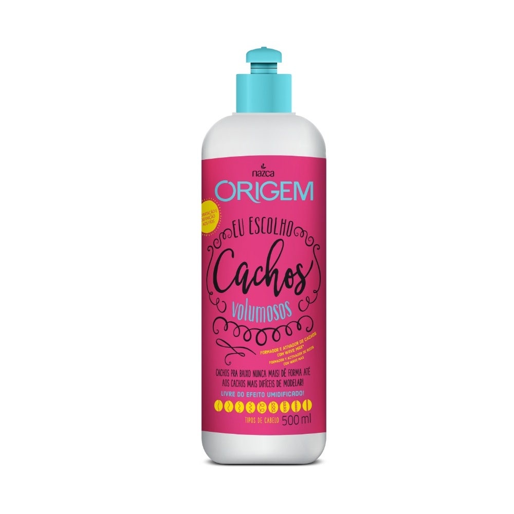 Ativador De Cachos Nazca Origem Volumosos 500ml em Oferta na Shopee