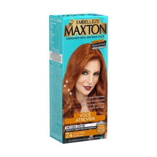 Tintura Maxton 7.4 Louro Médio Acobreado em Oferta na Shopee