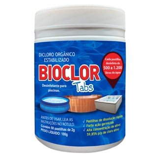 Clorin Bioclor Tabs Piscina Inflável Plástica 50 Pastilhas em Oferta na Shopee