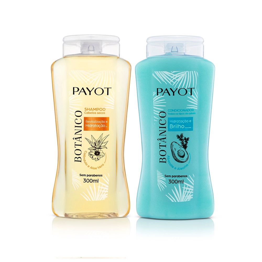 Kit Shampoo Calêndula Aloe Vera e Condicionador Abacat Payot