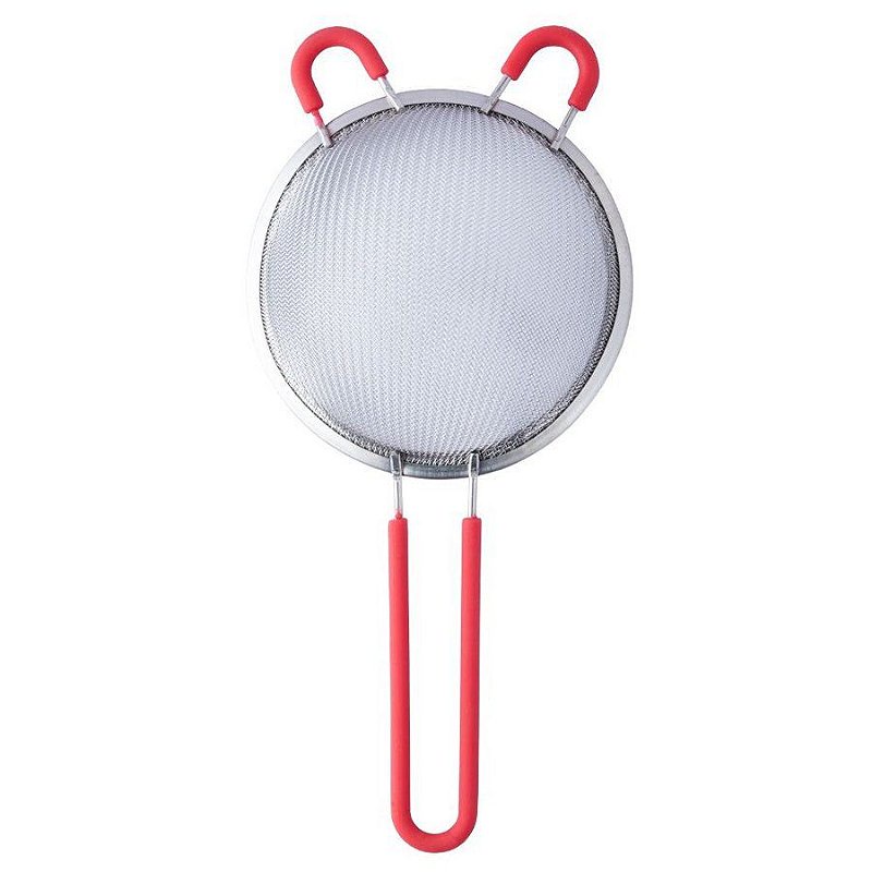 Peneira de Aço Inóx e Silicone Média - 1 unidade - Clink - Rizzo - Home & Living