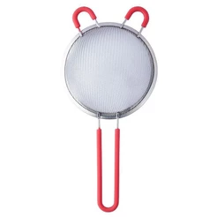 Peneira de Aço Inóx e Silicone Média - 1 unidade - Clink - Rizzo