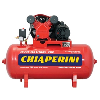 Compressor de Ar Bivolt 10PCM Monofásico 2Hp 110Litros 140psi 283l/min - Chiaperini em Oferta na Shopee