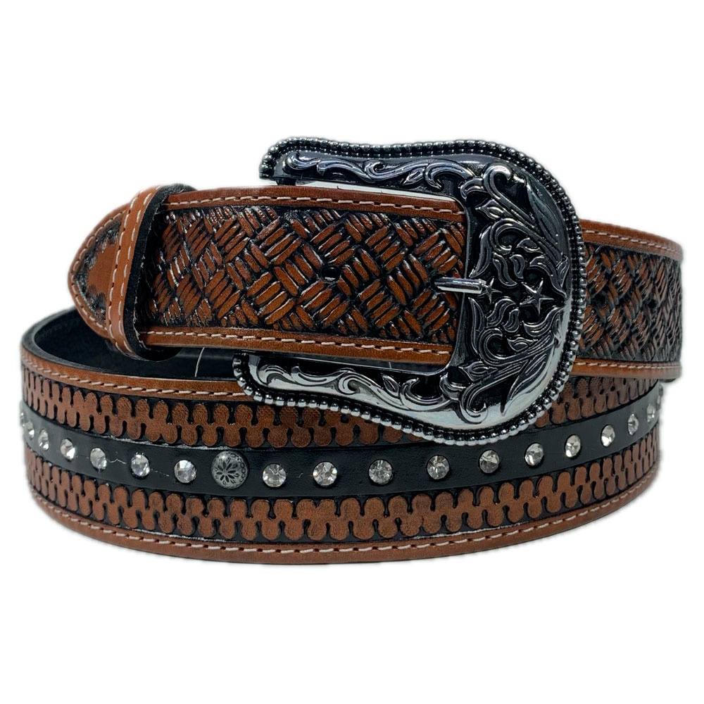 Cinto Com Fivela Country Masculino Strass Oklahoma Country