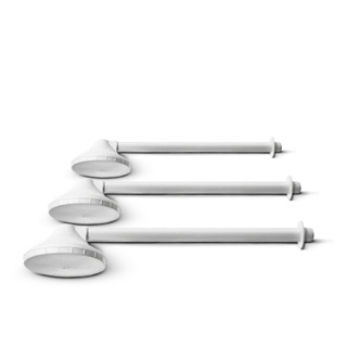 Kit 3 Chuveiros Frio de 4 Polegadas Branco Sem Registro- PVC em Oferta na Shopee