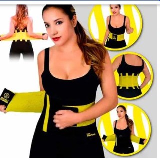 Cinta Modeladora Faixa Sauna Power Auxilia Na Redução De Medidas Hot Belt