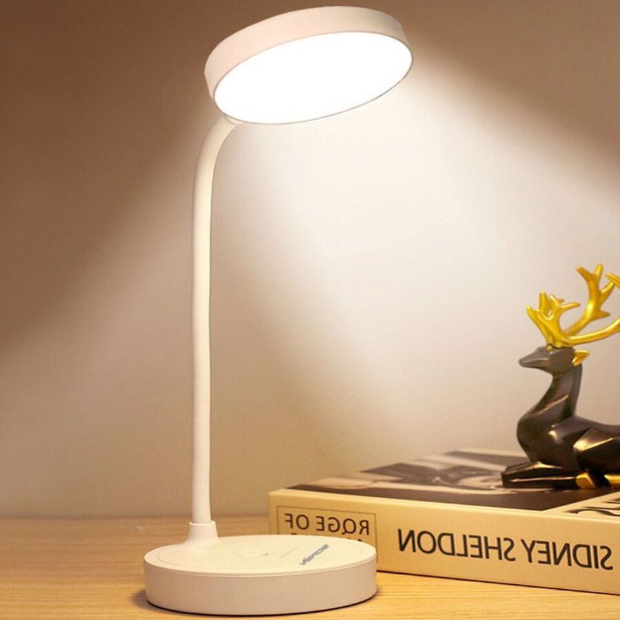 Luminária De Mesa LED Com Proteção Para Os Olhos/Dormitório/Manicure Recarregavel  Sem Fio...