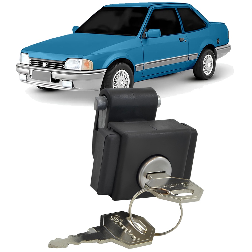Fecho Porta Luvas Escort 83 a 92 Apollo 90 a 92 Hobby 93 a 96 Verona 89 a 92 Com Chaves