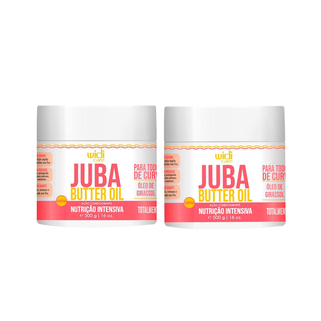 Kit 2 Juba Butter Oil Tratamento Capilar 500g - Widi Care em Oferta na Shopee