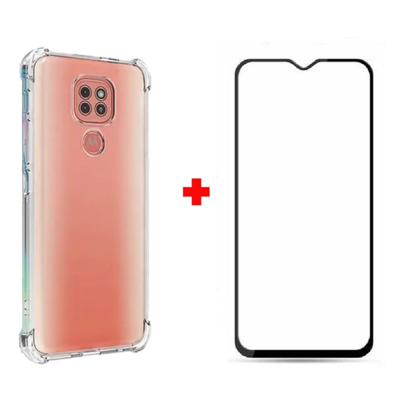 Capa Case Capinha Compatível Com Moto G9 G9 Play + Película 3D Vidro Temperado