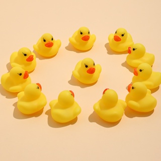 10 Unid . Brinquedos De Banho Flutuante De Pato De Borracha Squeaky Duckie Baby Shower Water Toys for Swimming Pool Party Gifts Boys Girls em Oferta na Shopee