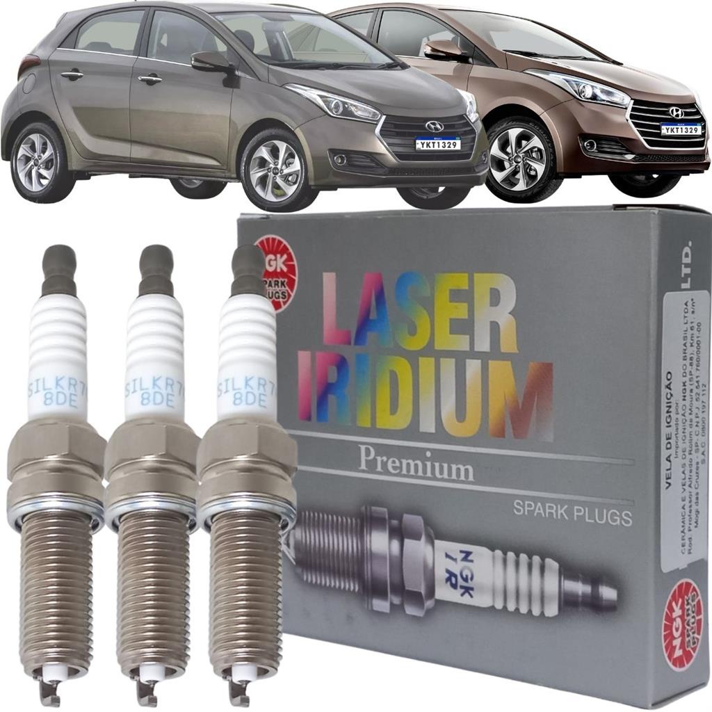 Jogo De Vela Ngk Iridium Hb20 Hb20s 1.0 12v 80 cv 2016 2017 2018 em Oferta na Shopee
