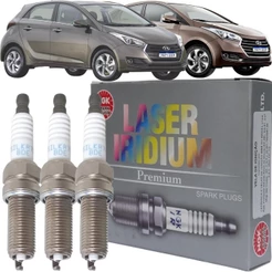 Jogo De Vela Ngk Iridium Hb20 Hb20s 1.0 12v 80 cv 2016 2017 2018