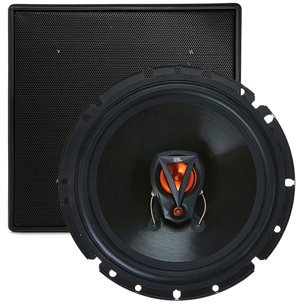 Arandela 5 Und Jbl Quadrada Preta Som Teto Caixa De Som