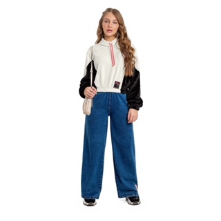 Blusão em Fleece Juvenil Gloss em Oferta na Shopee