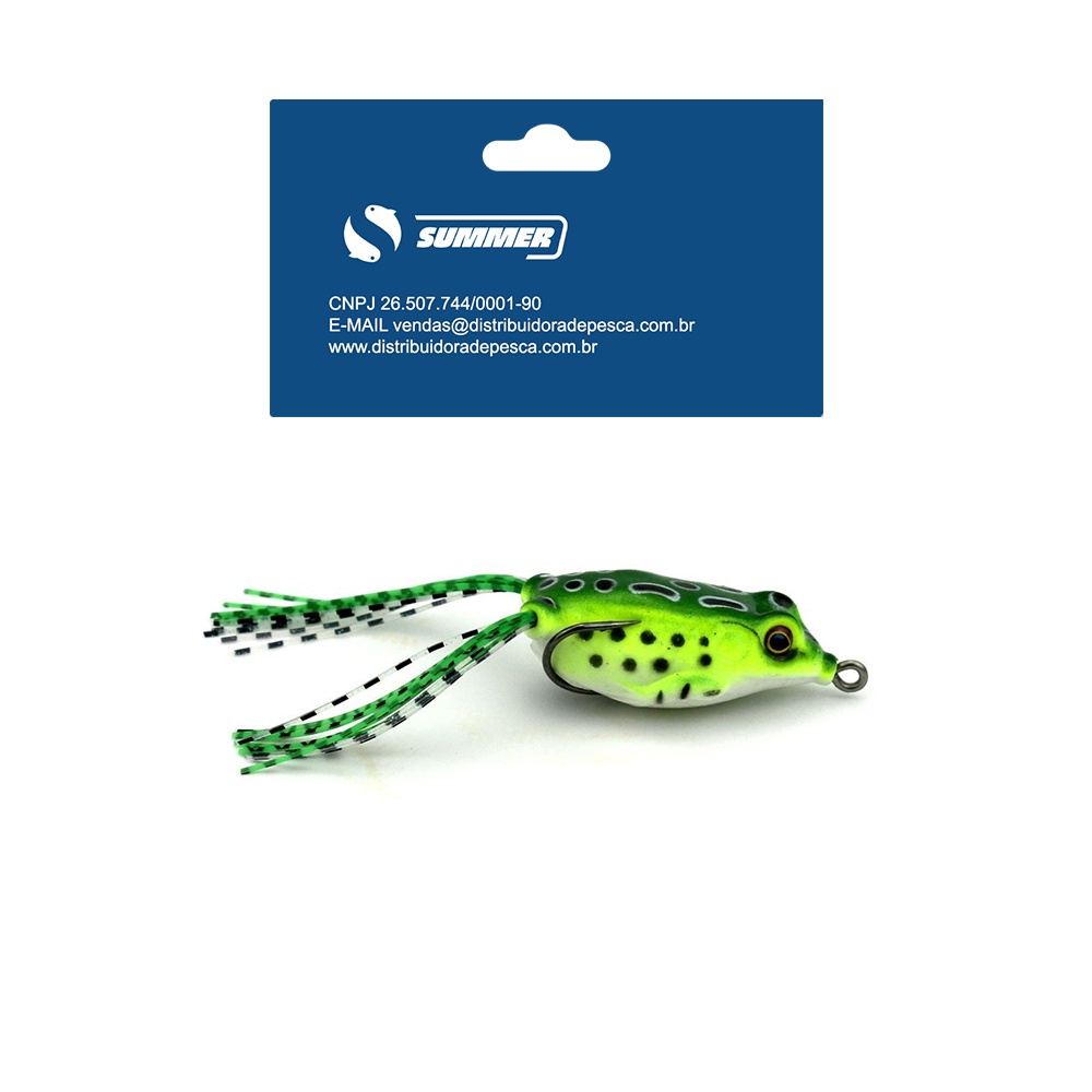 Isca Artificial Frog Sapinho Cartela 1pç Summer em Oferta na Shopee