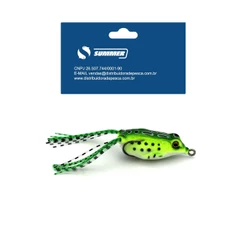 Isca Artificial Frog Sapinho Cartela 1pç Summer