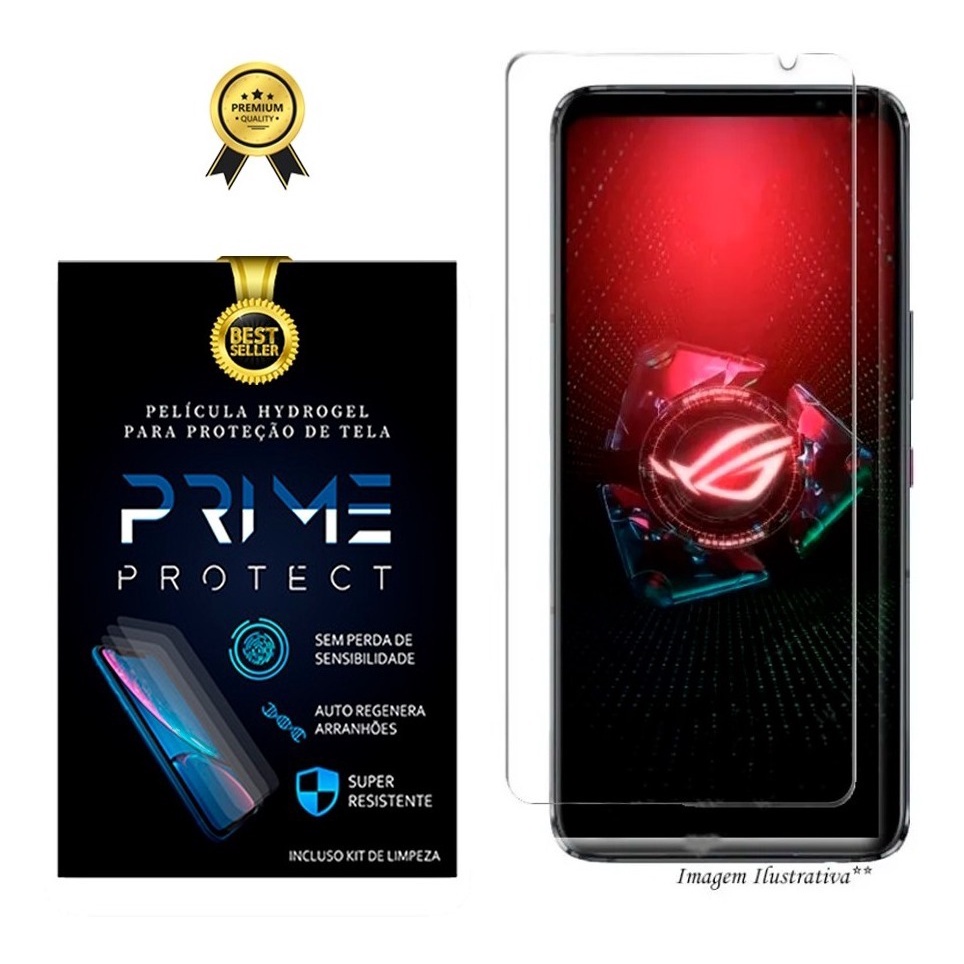 Pelicula Protetora Hidrogel Hd Frontal Asus Rog Phone 5s Pro