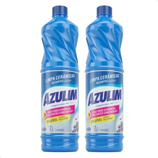 Kit 2 Unidades Limpa Ceramicas, Azulejos e Rejuntes Azulim Lavanda 1L em Oferta na Shopee