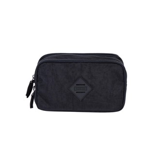 Estojo Especial 3 Compartimentos Crinkle Preto