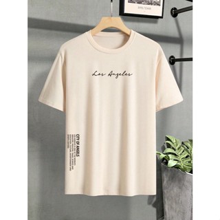 Camisa Blusa Camiseta Los Angeles Life Style Estampa Grafica Nome Cidade Dos Anjos Blusa Oversized Manga Curta Larga Ombro Caido Unissex