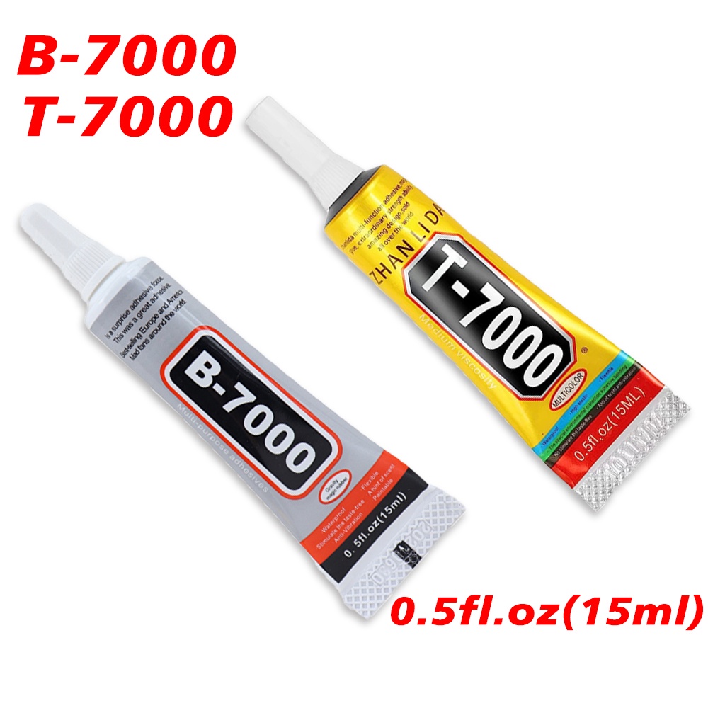 Cola B7000 & T7000 15ml Transparente Ou Preta Adesiva Multiuso Celular De Tela Lcd Para Galaxy XM MOTO Cola Seca Rápida