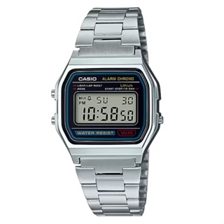 Relógio de Pulso Casio Vintage Digital Unissex Original Tendência Estilo Homem Mulher A158WA-1DF em Oferta na Shopee