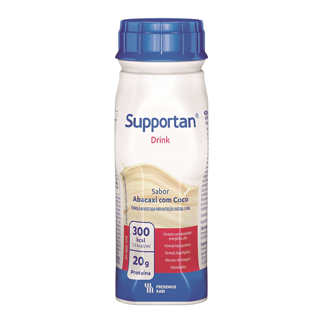 Fresubin Lipid Drink(SUPPORTAN) Abacaxi com Coco - 200 ml -FRESENIUS