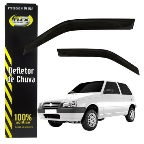 Defletor Calha de Chuva Uno Fire 2 Portas Ecoflex em Oferta na Shopee