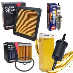 Kit de Filtros + Vela Iridium Lander 250 2016-2025 / Teneré 250 (FIltro Ar + Filtro Óleo + Filtro Combustível + Vela)