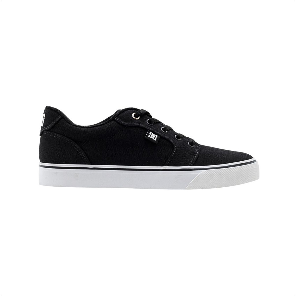 Tênis DC Shoes Anvil TX LA Black/Black/White DC002A.BBWBBW