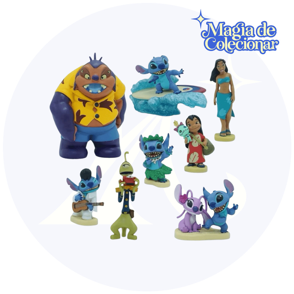 Miniaturas Disney Store Lilo e Stitch Playset - Escolha seu Personagem favorito!