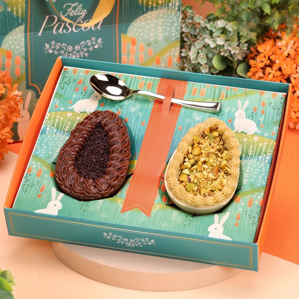 10 CAIXAS P/OVO DE PÁSCOA DUO 150/250G NATUREZA 4598 (PASCOA JANGO OUTLET)