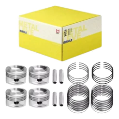 Kit Pistão e Anel 0,50 - GM Celta 1.0 8V VHC 2006 2007 2008 2009 Gasolina - Metal Leve SPA9186050
