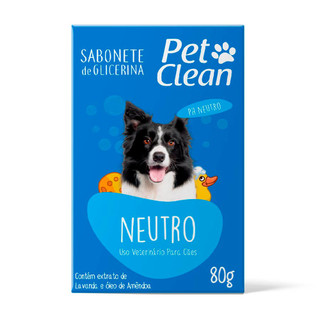 Sabonete Pet Clean Neutro Para Cães e Gatos 80g em Oferta na Shopee