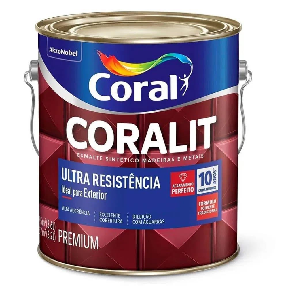 Esmalte Coral Premium Acetinado Ultra Resistência 3,6L
