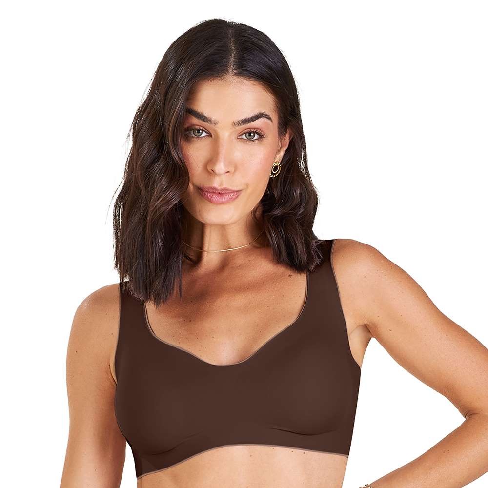 Sutiã Laser Termofusionado com Bojo Removível Sem Costura Nogueira Zee Rucci em Oferta na Shopee