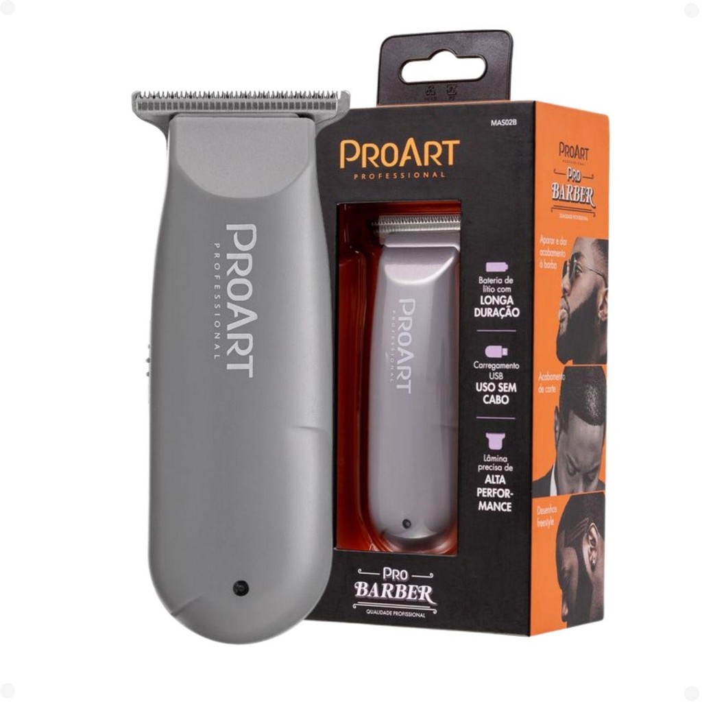 Máquina De Acabamento ProArt ProBarber Cinza MAS02B