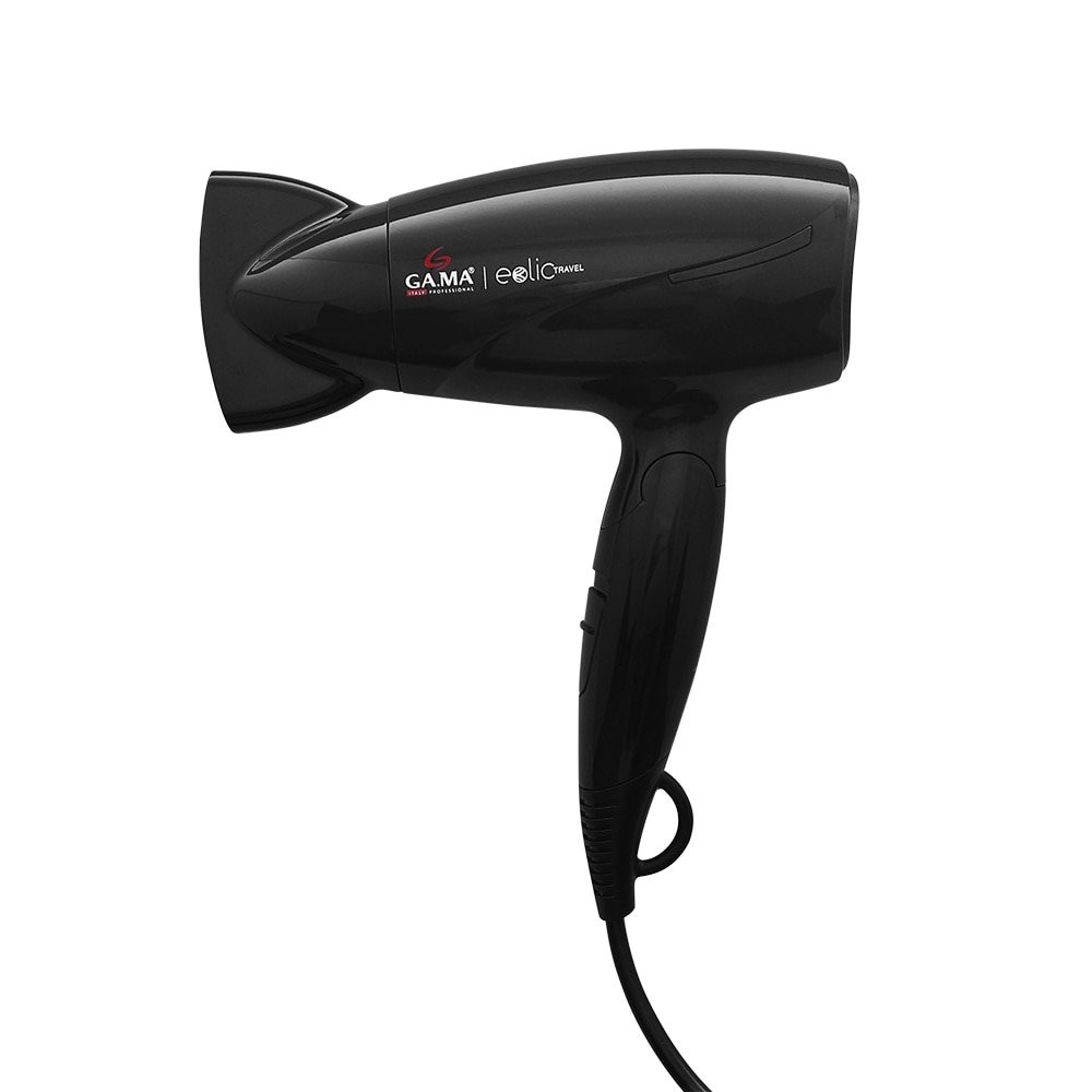 Secador Gama Eolic Travel - 1600W, Preto, Bivolt - Beauty