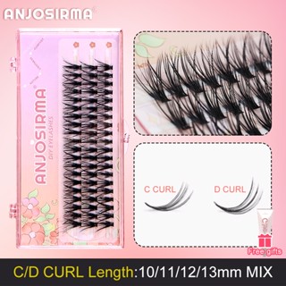 ANJSOIRMA 10D/20D/30D/40D 60 de cluster Cílios tufinho C Volume Cilios Natural Dos Cílios Postiços