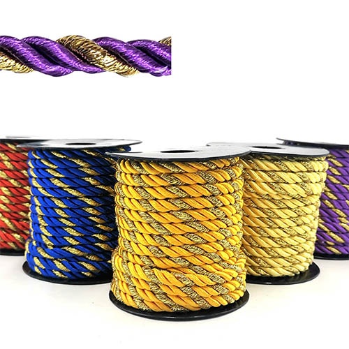 Cordão São Francisco Com Lurex 5mm X 10m Ro.151269 em Oferta na Shopee