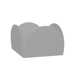 Forminhas para Doces 4 Pétalas Prata 50 unidades NC Toys - Rizzo Distribuidora
