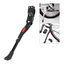 PEZINHO DESCANSO LATERAL COM REGULAGEM MTB BIKE 20 ATÉ 29 BRANCO/PRETO