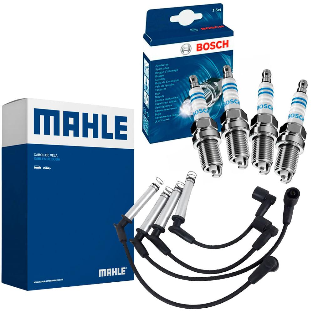 Kit Cabo Mahle + Vela Bosch Volkswagen Voyage 1.6 8V 2009 a 2018 em Oferta na Shopee