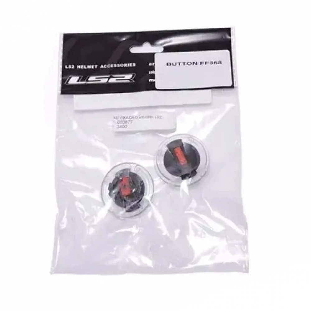 Par Botão Fixação Viseira Capacete LS2 Ff358 Ff396 Ff386 Ff394 Original LS2