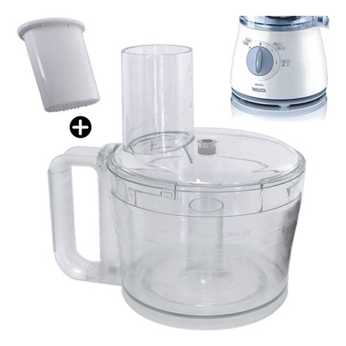 Jarra Multiprocessador Para Philips Walita Ri7620 Ri7625 Branco
