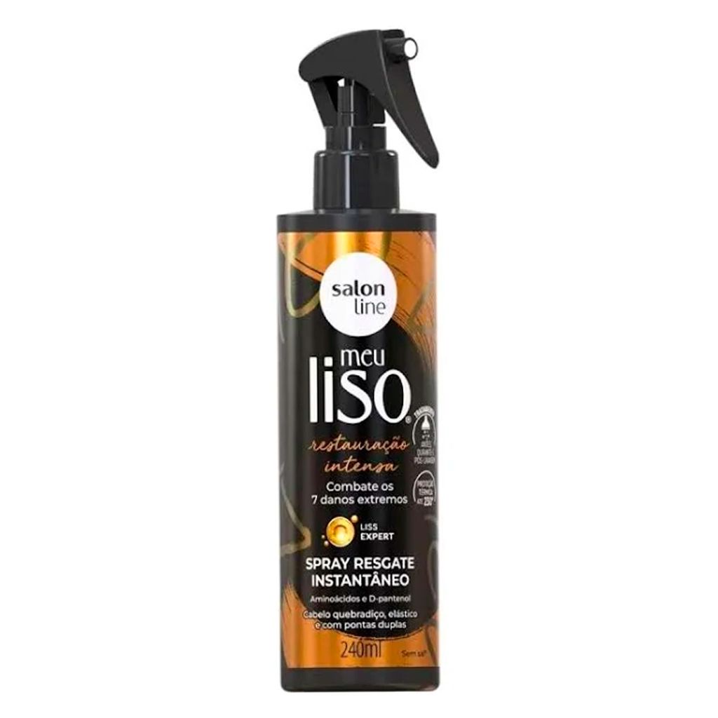 Defrizante Salon Line Meu Liso Restauração Intensa 240ml - Beauty
