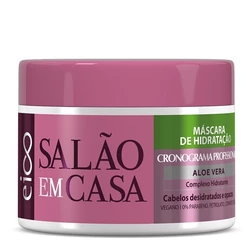 Eico Máscara Hidratação Salão Em Casa Cronograma Aloe Vera Cabelos Desidratados e Opacos 270g